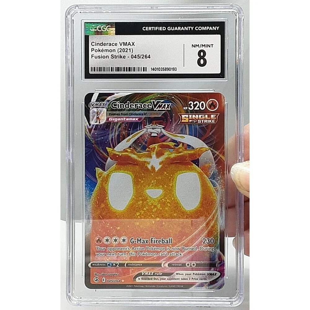 Pokemon - Cinderace Vmax - Full Art - 045/264 - Graded - CGC 8.0